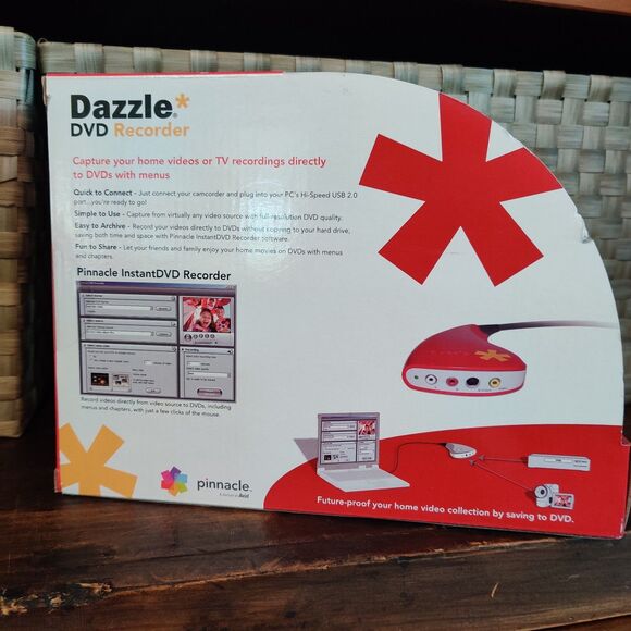 Pinnacle Dazzle DVD Recorder - Video Capture PC USB Record VHS Home Video To DVD - Picture 4 of 9